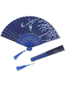 EstiloAbanicos de Mano de Bambú de Seda Hechos a Mano Chinos/Japoneses para Regalos de Mujer Suministros de Favores de Banquete de Boda,Abanico de Mano Plegable,Regalo de Banquete de Boda(Rosa)Versión mejorada - 1 - Ver 8