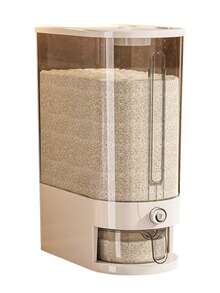 Kitchen Rice Bucket, Household Press Sealed Rice Box, Rice Grain, Cat Food Bucket, Rice Storage Container, Rice Tank - Multicolor - View 9