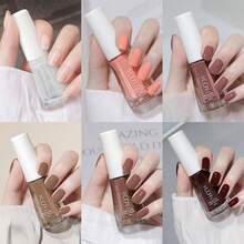 KUDAN 6件套指甲油套装，快干持久不褪色，40种颜色可选，亮片可选。水性，可撕拉，无味。四季适用，令指甲焕发亮白光泽，美甲套装DIY沙龙美甲用品，女士和女孩的理想之选 - 彩色 - 查看 13