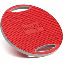 Yes4All Tabla de Equilibrio de Plástico con Movimiento - Entrenador de Equilibrio Redondo Tabla de Movimiento para Escritorio de Pie Entrenamiento de Núcleo Rutina de Gimnasio en Casa - CManzanaAcaramelada - Ver 1