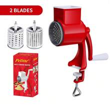 1pc New Manual Peanut Powder Grinder, No Power Needed, Cheese Shredder, Multi-Functional Roller Grinder For Various Nuts