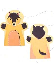 Estiloedudak TíTeres De Mano Para NiñOs De Caperucita Roja, 4 TíTeres, Cuentacuentos, Preescolar, MuñEcospara Juegos De Rol, Regalos De CumpleañOsVersióN Mejorada - 1 - Ver 4