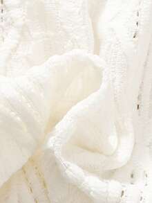 2pcs/Set Young Girl Casual Bow Knit Jacquard Sleeveless Polo Collar Tank Top And PU Leather Mini Skirt Set, Suitable For Summer Daily Casual And Holiday - Brown - View 10