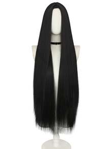 Tóc giả dài thẳng 40 inch kiểu lưới hoa hồng, tóc giả cosplay cho nam và nữ, mái dài rẽ ngôi giữa, thích hợp cho hóa trang, sợi tổng hợp chịu nhiệt. - Nhiều màu - Xem 13