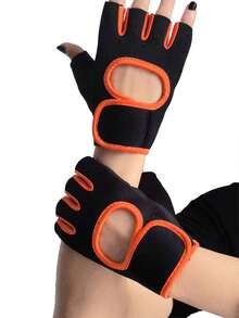 1 par de guantes de fitness de media dedos, guantes de entrenamiento para mujeres, guantes de ciclismo no transpirables, guantes de levantamiento de pesas con agarre de hierro y protección de la palma, guantes de entrenamiento de ciclismo, equipo de fitness, diseño deportivo, guantes de alto rendimiento, costuras reforzadas, material transpirable, accesorios de gimnasio, adecuados para entusiastas del fitness