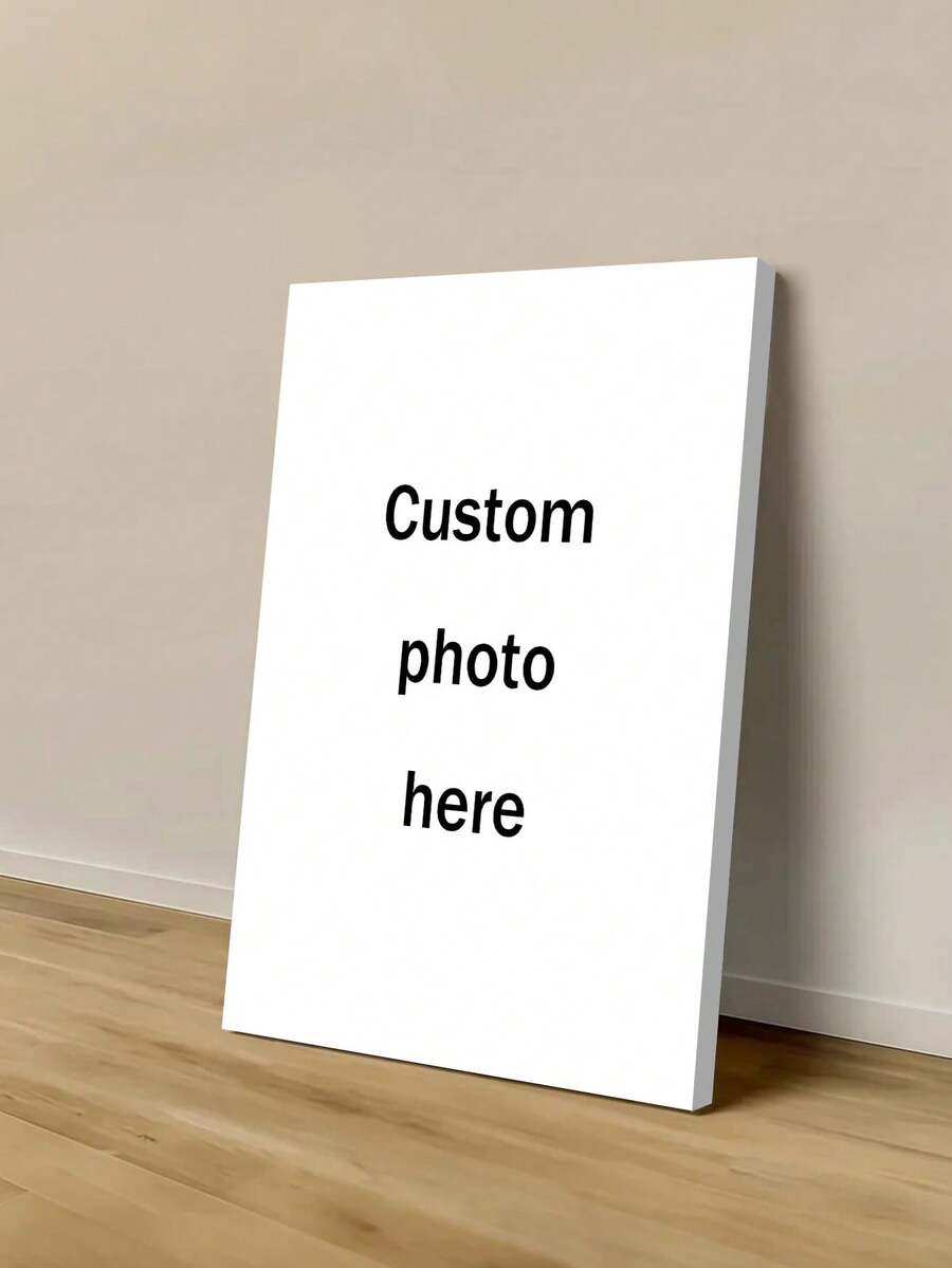 1 pieza Arte de pared en lienzo personalizado, póster sin marco personalizado, regalo del Día de la Madre, recuerdo de boda, regalo del Día del Padre, regalo conmemorativo, regalo de cumpleaños, decoración de habitación