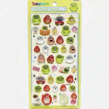 1个复古可爱3D水晶角贴 - 剪贴簿DIY装饰 | 可重复使用，新年/情人节/复活节礼物的完美之选