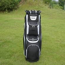 LIVSINGOLF Classic 14-Compartment Golf Bag, Equipped With Double Handles And Full-Length Dividers, Suitable For Both Men And Women. - 黑與白 - 查看 4
