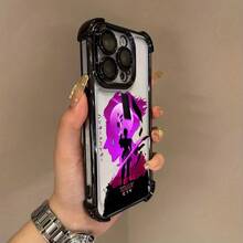 Funda de Teléfono de Anime de Moda Hunter, Compatible con iPhone 16 15 14 13 12 11 Pro Max X XR XSMAX 8 7 Plus, Funda Trasera Transparente Suave a Prueba de Golpes - Colores mezclados - Ver 5