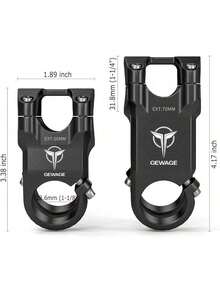 EstiloVáStago De Bicicleta De MontañA De 31.8 Grados - CaíDa Corta Del VáStago Del Manubrio De 8 Grados Para Bicicleta De Carretera, Bicicleta De MontañA, MTB, BMXVersióN Mejorada - E70 - Ver 7