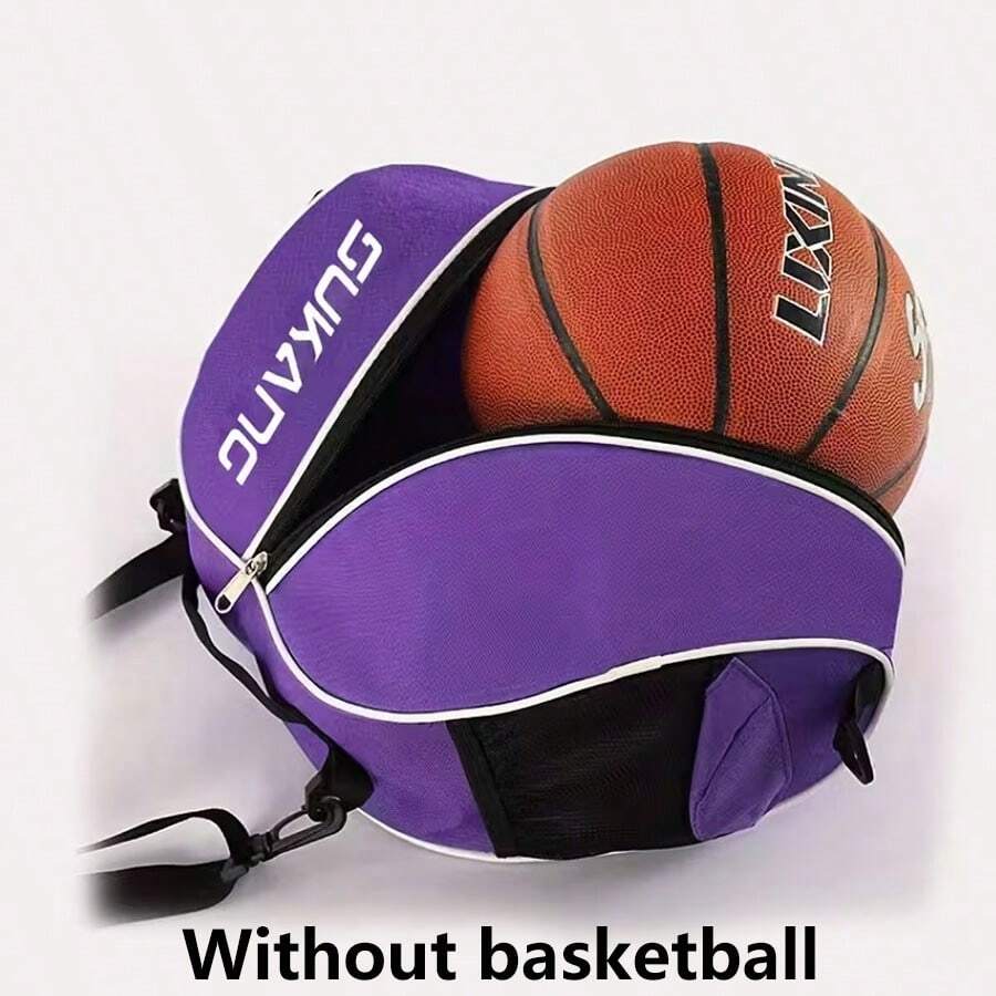 Sports Training Backpack With Crossbody Strap, Student Single Shoulder Storage Bag, Portable Net Bag For Basketball Football Volleyball Wholesale - Multicolor - View 1