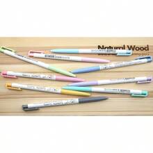 OASISGUEST Xeno Lunatic Lunny 0.38mm Slim Ball Point Pen Dozen Box 12 Pcs Made In Korea Black 12pcs (Black 12pcs) - 紅色 12 件裝 - 查看 5