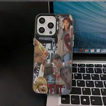 Funda de teléfono de Halloween, estilo vampiro Halloween, una funda gruesa y a prueba de golpes con estampado de calavera de moda, compatible con iPhone y series , resistente al agua, a las caídas y a los arañazos, apta para iPhone 11/12/13/14/15/16/17 Pro Max - Negro - Ver 5