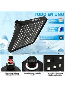 Showerheads & Accessories - Black - View 6