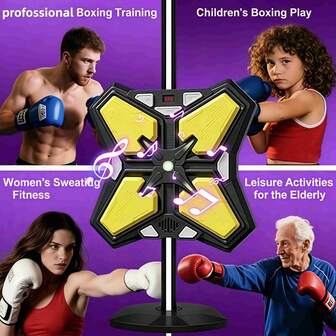 2025 Upgraded Music Boxing Machine: 3 Speeds, 12 Tracks, Soft Rubber Surface | Parent-Child Gift For 3-8 Kids