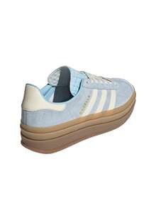 Adidas Gazelle Bold Women's Sneakers Clear Sky / Cream White / Gold Metallic JQ7776 - Clear Sky / Cream White / Gold Metallic - View 4