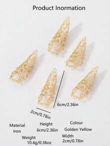 5pcs Luxurious Rhinestone Nail Rings Set, Perfect For Women Dance Performances, Parties And Gatherings - Ring - View 7