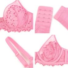 HSIA Winter Sonata Embroidered Lace Trim Full Coverage Unlined Non-Padded Underwire Bra TikTokShopBlackFriday - White - View 6