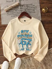 3pcs/Set Boys' Popular Graphic Print Crew Neck Long Sleeve T-Shirts, Autumn/Winter Tops - Dark Grey - View 5