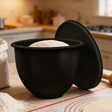 MixAid Silicone Liners Silicone Liners For 4.5-5 Quarts Tilted-Head Mixing Bowls, With Lids And Two Liners.