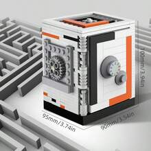 积木拼图盒玩具存钱罐，儿童互动学习玩具，塑料积木 - 拼圖盒 - 查看 3