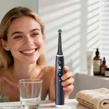 Replacement Heads Compatible With  IO Electric Toothbrush, Replacement Toothbrush Heads Fit For  IO 2/3/4/5/6/7/8/9/10 Series Toothbrush, 8 Packs (Black) - Black - 查看 8