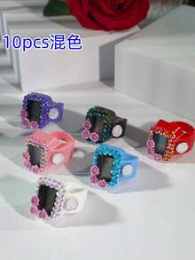 New Customized Flower Ring Electronic Counter, Multiple Colors Available, Practical, Arabic Ramadan Electronic Counter With Clear Display, Suitable For Ramadan Prayer Counting, Sports Counting, Business Counting, Scenic Area People Counting, And Various Scenarios - Multicolor - View 15