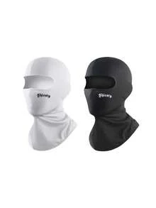 1件/套 男女通用四季通用纯色及印花哥特风弹力速干轻薄透气口罩，适合骑行、徒步、钓鱼等户外活动，防风，也适合日常通勤和运动。 - 彩色 - 查看 17