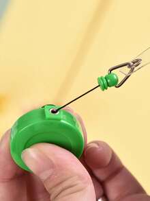 2 Packs Retractable ID Badge Holder Reel With Metal Belt Clip, Durable Key Ring Card Container For Office, School & Travel - Multicolor - View 3