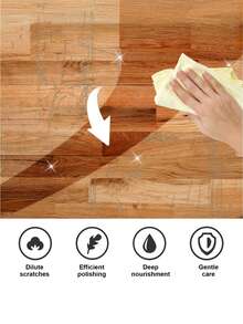 木材护理抛光蜂蜡，家具翻新增亮去污抛光护理蜡 - 1件裝 - 查看 8