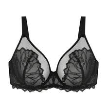 HSIA Winter Sonata Embroidered Lace Trim Full Coverage Unlined Non-Padded Underwire Bra TikTokShopBlackFriday - White - View 4