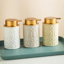 极简陶瓷泡沫瓶，适用于乳液、洗手液、沐浴露、洗发水，家用及酒店用按压式分配瓶 - 彩色 - 查看 2