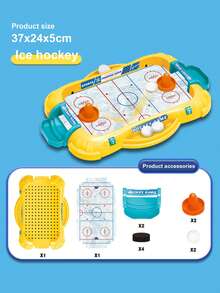 Juegos de mesa divertidos y temáticos para niños, que incluyen baloncesto, fútbol, hockey, bolos y juegos de mesa. Estos juguetes interactivos multijugador no solo brindan entretenimiento, sino que también ayudan a mejorar la coordinación mano-ojo y las habilidades motoras finas de los niños. Adecuado para usar en el hogar, la oficina y el dormitorio. - Multicolor - Ver 12
