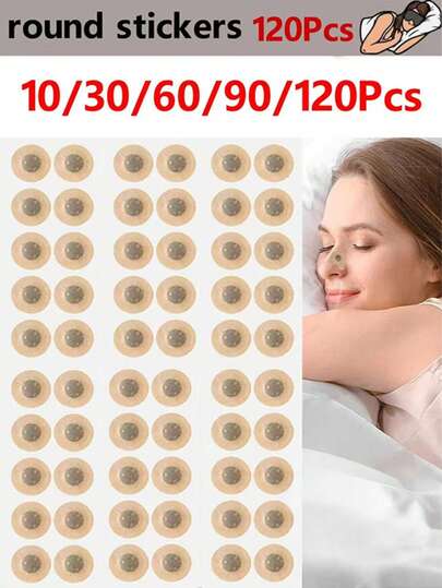 120 st/förpackning magnetisk dilatator, externa remsor, andningsbara näsklämmor, unisex-dilatator för sport, hemmet, resor och pendling. En perfekt present till familj, vänner och nära och kära.