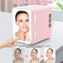 Portable Mini Refrigerators Are Suitable For Home Or Car Use To Store Food, Cosmetics And Other Items That Need To Be Kept Refrigerated. - 粉色 - 查看 1