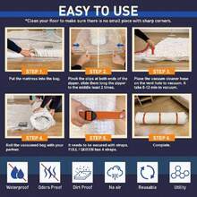Mattress Vacuum Storage Bag For Memory Foam, Latex And Hybrid Mattress, Easy Moving And Storage (Twin/Twin XL Size),37104093 - Cà phê nâu - Xem 5