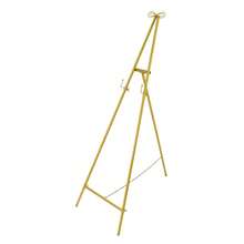 ZHFEISY 50 In Tall Gold Easel Stand For Sign, Posters, Adjustable Metal Display Easel Stand With Bow Top, Portable Art Easel, Foldable Freestanding Welcome Sign Stand For Wedding (1PCS 16.34x50 In) - 41.5*60*127cm - View 8