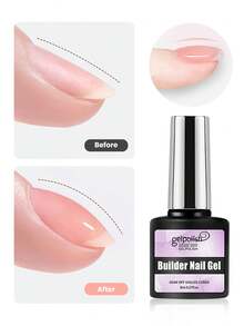 Clear Building Nail Gel Nail Polish For Strengthener Gel Extension Gel Base Coat In A Bottle Soak Off Uv Led Gel Nail Extension - Clear - View 10