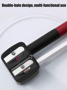 Plastic Double Hole Eyebrow Pencil Sharpener, Sharpens Eyeshadow Pencil, Lip Liner Pencil, Lipstick Pencil - Multicolor - View 6