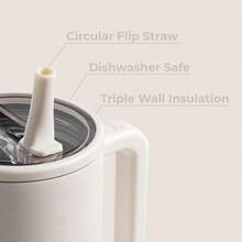 Hydro - Jarra Tumbler Recubierta de Caramelo 32oz - Polvo de caramelo - Ver 2