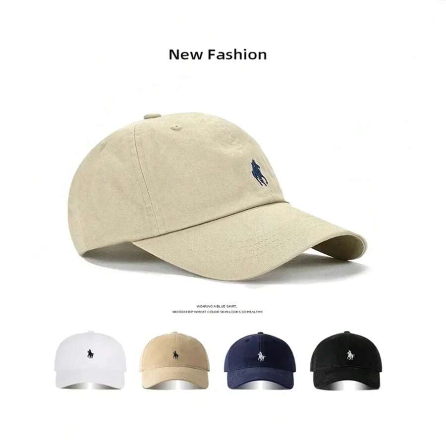 Gorra de béisbol Unisex, sombreros de moda para mujer, de algodón para papá, gorra bordada, gorras de béisbol informales para hombre, gorra de sol de suave y transpirable FTOF - BL-marrón - Ver 1
