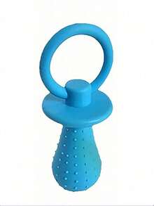 Rubber Pet Pacifier Chew Toy, Interactive Soothing Teether For Dogs, Cats, Puppies, Dental Care Chew Toy - Multicolor - View 14