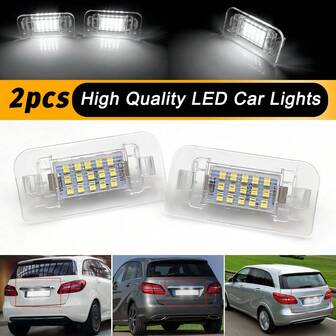 laky 2 piezas Luz de matrícula LED SMD 15 para Mercedes Benz Clase B W242 W246 B-Klasse 11-19