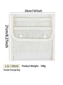 1 Pc Larage Capacity Clear Pencil Cases,Multi Layers Slots Portable Storage Perfect For Office And Diary Enthusiasts Gift Friends,Students Gift Choice Back To School Art Supplies Stationery Drawing Storage Tools,Bag - Clear - View 14