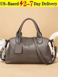 Ladies' Vintage Newspaper Print Canvas Handbag - High-Quality Check Pattern, Fixed Shoulder Strap, Zipper Closure And Polyester Lining, Large-Capacity Coffee Brown Travel Shopping Daily Fashion Accessory This  Is Suitable For Young Girls For Their Birthday, Prom And Graduation And Also A Lovely Gift For Friends, Mother, Lover On Special Days Such As Valentine's Day, Christmas, Anniversaries.Can Be Used As Thanksgiving, Halloween,Christmas Gift. - 彩色 - 查看 11