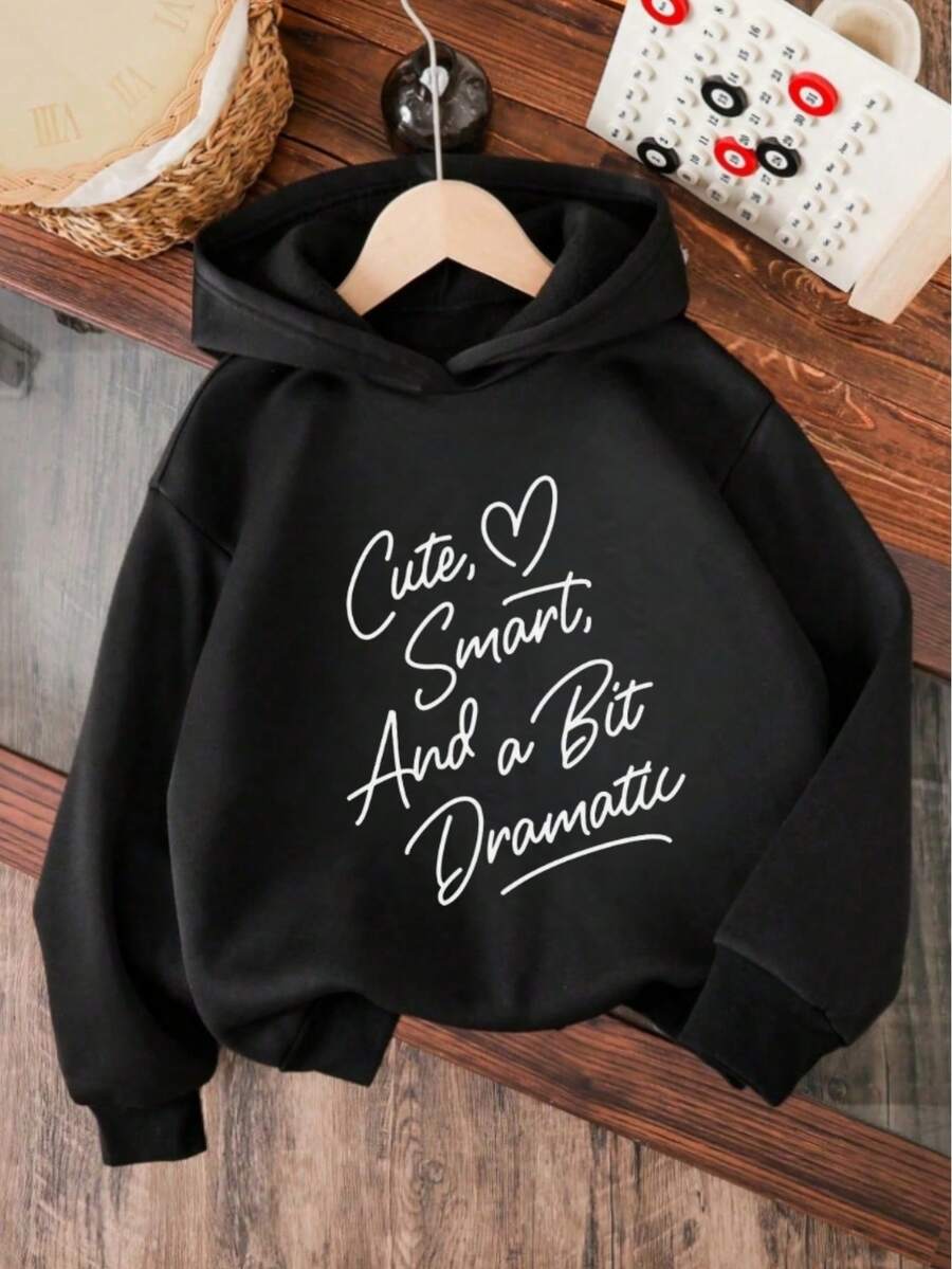 بلوزة هودي كاجوال للنساء، طراز مطبوع، أنيق وعصري، مناسب للارتداء في الربيع والخريف، للتسوق والمدرسة والحفلات والسفر، مناسب للارتداء اليومي، وحفلات التخرج والعودة للمدرسة، مناسب للمعلمين - الأسود - مشاهدة 1