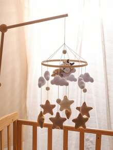 Baby Stroller Crib Mobile Crib Wind Chime Soothing Car Hanging Pendant Rotating Toy