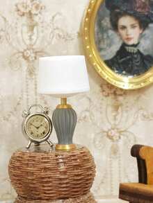 1 pièce Lampe de maison de poupée miniature : Modèle de lampe miniature réaliste, décoration de maison, modèle de lampe de chevet, modèle de décoration de bureau pour étude, chambre à coucher, bureau - Multicolore - Voir 4