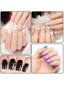 Bộ 21 cọ vẽ móng, dụng cụ vẽ móng nghệ thuật, bảng pha màu nhựa, sơn móng tay nhiều màu, bút khắc acrylic silicon 2 chiều, bút chấm, bộ dụng cụ làm móng DIY, bảng trưng bày trang điểm cho gia đình và salon, màu hồng và đen. - Nhiều màu - Xem 9