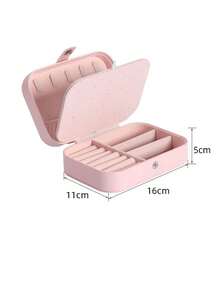 1个多功能迷你首饰盒，大容量旅行首饰盒，适合女性旅行时收纳首饰，也可作为日常首饰盒使用。适合存放项链、戒指、耳环等，可作为节日或生日礼物送给女友、朋友或女孩，也可作为母亲节惊喜礼物。 - 彩色 - 查看 13